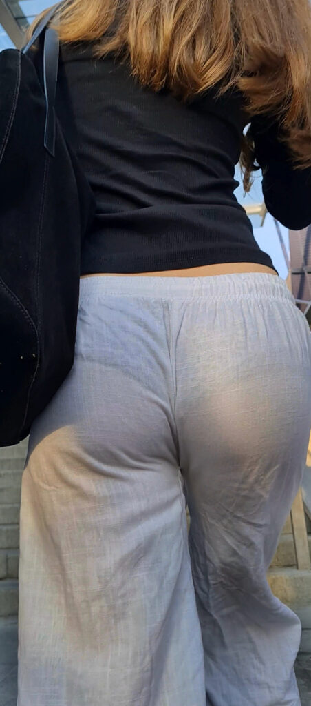 Panties Seethrough In White Pajama