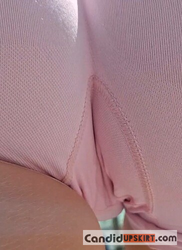 ???? blonde with perfect jiggly bubble in pink shorts - Photo 11