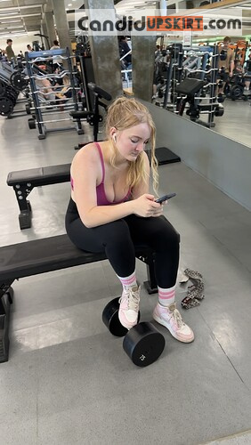 SNUCK INTO COLLEGE GYM CHEEKS OUT (OC) COMPILATION PT 2 - Photo 3