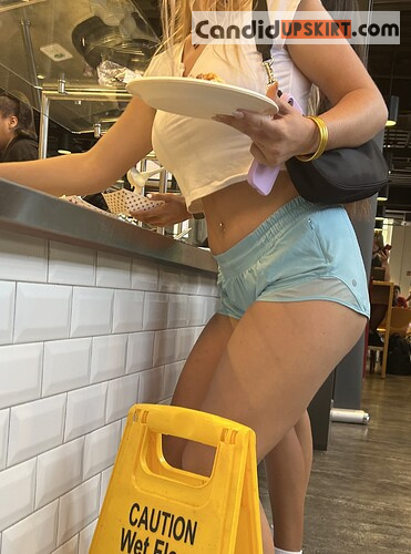 Insane Wedgie on Thick Blonde College Girl - Photo 2